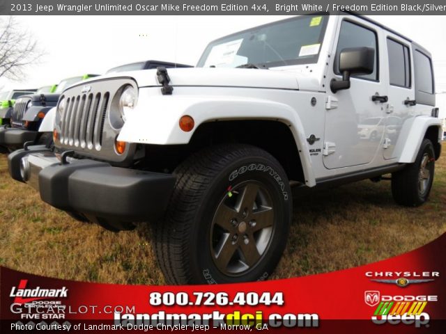 2013 Jeep Wrangler Unlimited Oscar Mike Freedom Edition 4x4 in Bright White