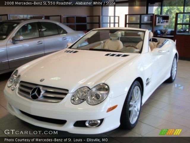 2008 Mercedes-Benz SL 550 Roadster in Alabaster White