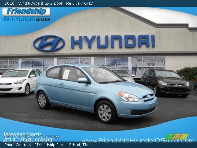2010 Hyundai Accent GS 3 Door in Ice Blue