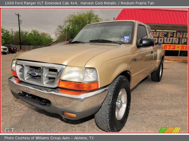 1999 Ford Ranger XLT Extended Cab 4x4 in Harvest Gold Metallic