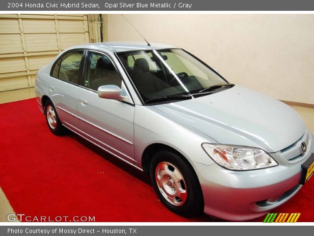 2004 Honda Civic Hybrid Sedan in Opal Silver Blue Metallic