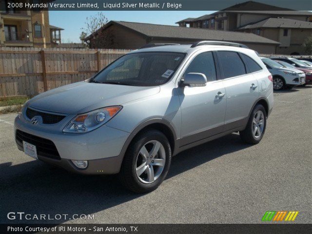 2008 Hyundai Veracruz Limited in Liquid Silver Metallic