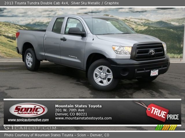 2013 Toyota Tundra Double Cab 4x4 in Silver Sky Metallic