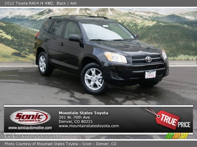 2012 Toyota RAV4 I4 4WD in Black