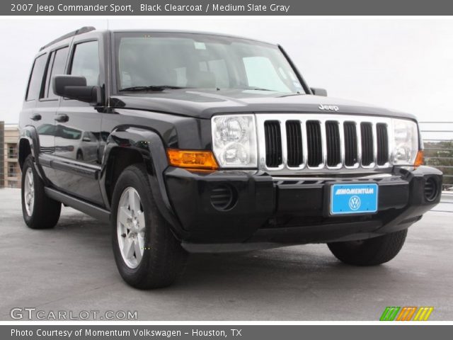 2007 Jeep Commander Sport in Black Clearcoat