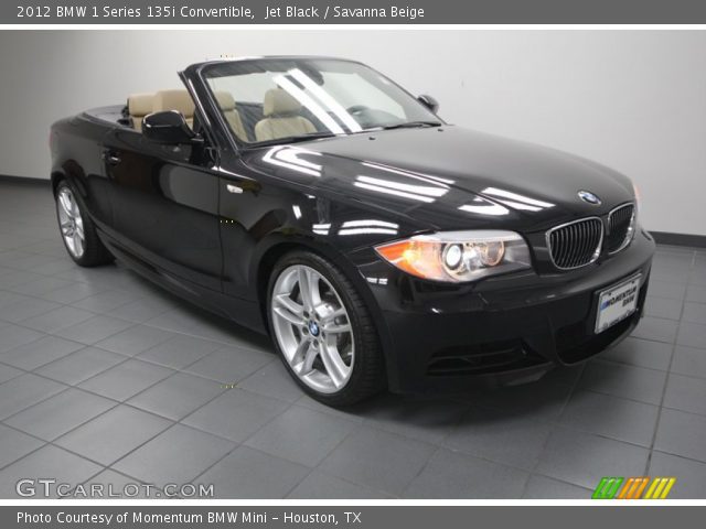 2012 BMW 1 Series 135i Convertible in Jet Black