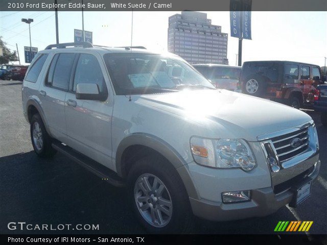 2010 Ford Explorer Eddie Bauer in White Suede