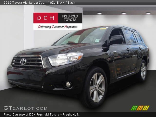 2010 Toyota Highlander Sport 4WD in Black
