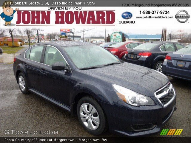 2013 Subaru Legacy 2.5i in Deep Indigo Pearl