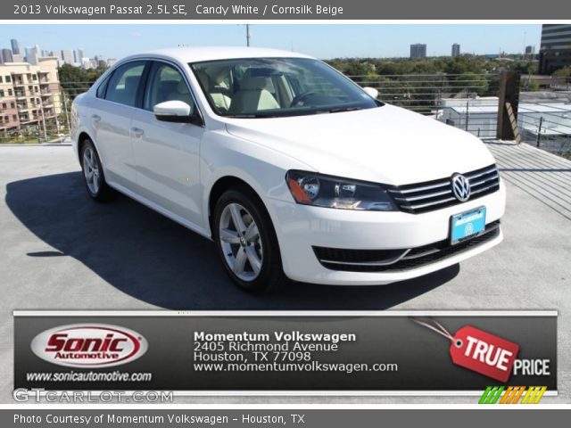 2013 Volkswagen Passat 2.5L SE in Candy White