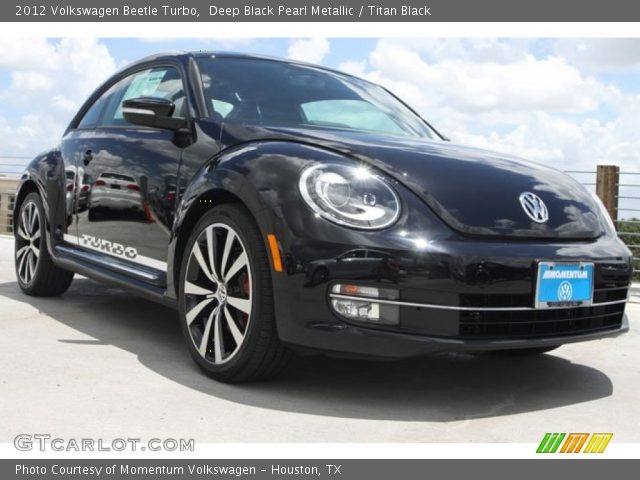 2012 Volkswagen Beetle Turbo in Deep Black Pearl Metallic