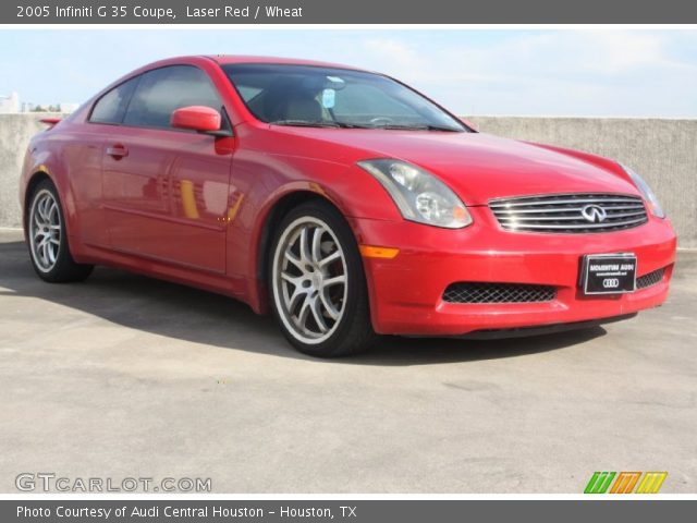 2005 Infiniti G 35 Coupe in Laser Red