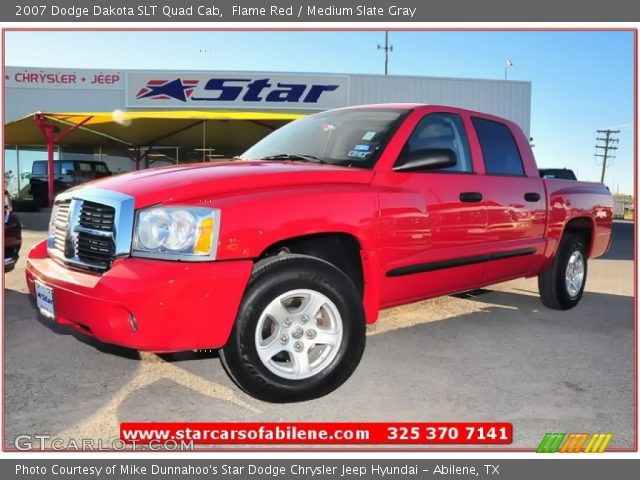 2007 Dodge Dakota SLT Quad Cab in Flame Red