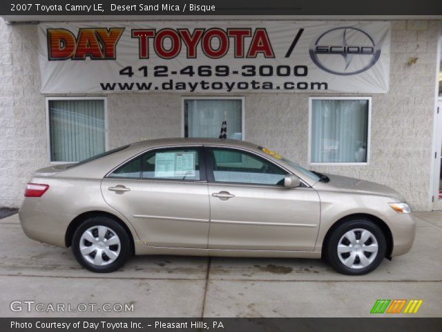 2007 Toyota Camry LE in Desert Sand Mica