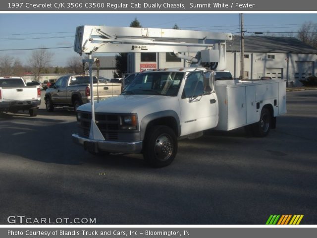 1997 Chevrolet C/K 3500 C3500 Regular Cab Dually Chassis in Summit White