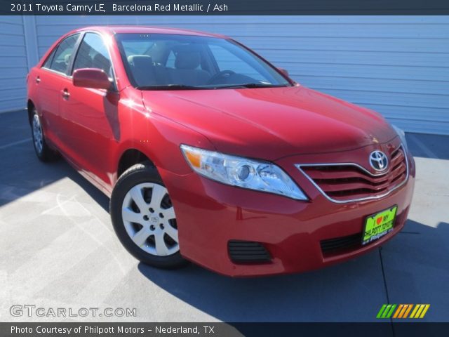 2011 Toyota Camry LE in Barcelona Red Metallic