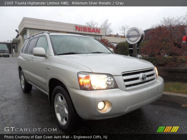 2005 Toyota Highlander Limited 4WD in Millenium Silver Metallic