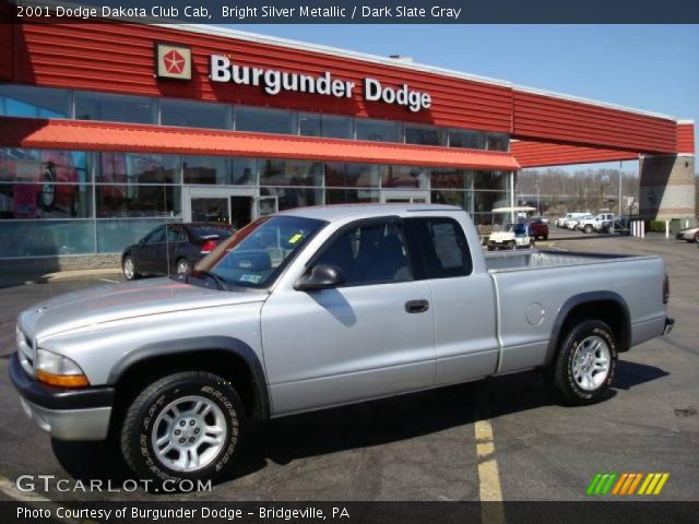 2001 Dodge Dakota Club Cab in Bright Silver Metallic