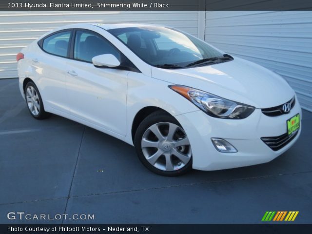 2013 Hyundai Elantra Limited in Shimmering White