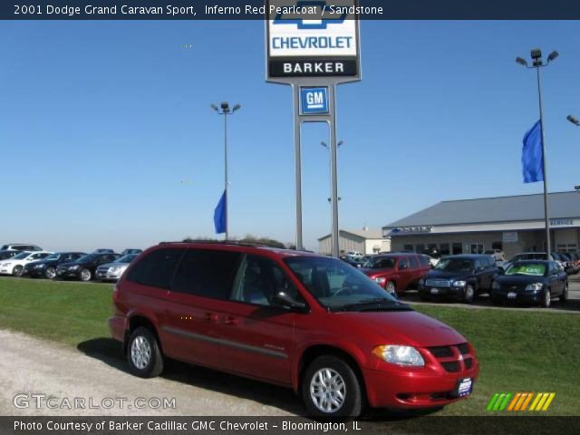 2001 Dodge Grand Caravan Sport in Inferno Red Pearlcoat