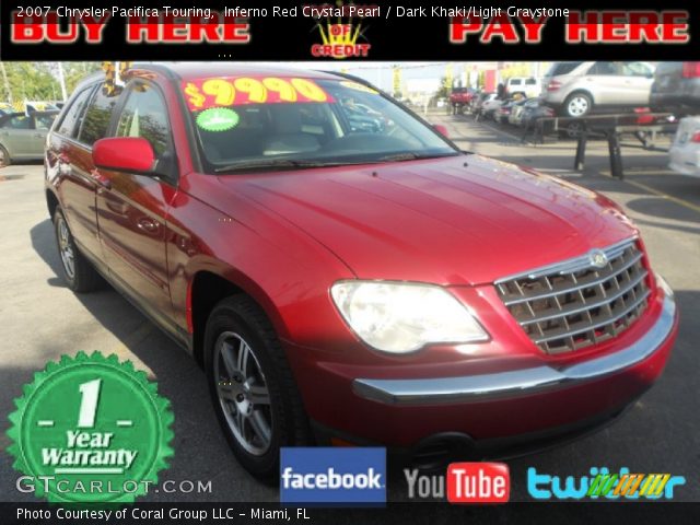 2007 Chrysler Pacifica Touring in Inferno Red Crystal Pearl