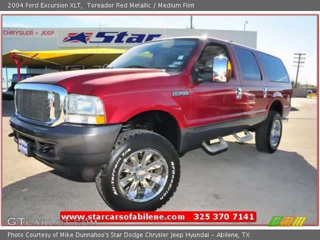 2004 Ford Excursion XLT in Toreador Red Metallic