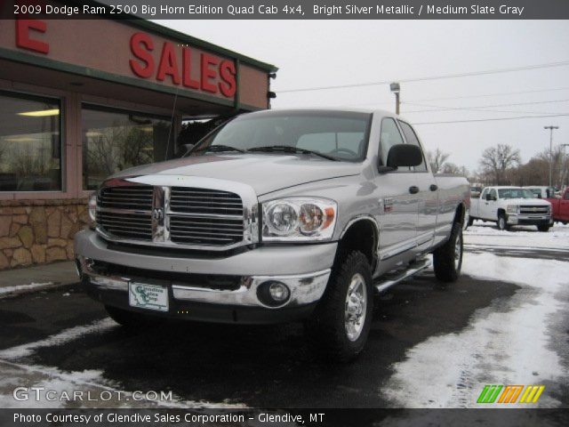 2009 Dodge Ram 2500 Big Horn Edition Quad Cab 4x4 in Bright Silver Metallic