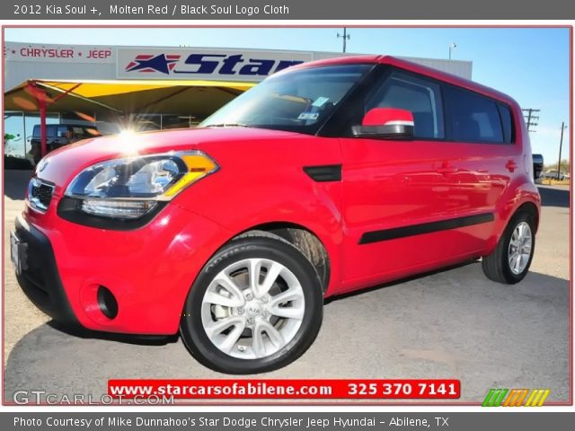 2012 Kia Soul + in Molten Red