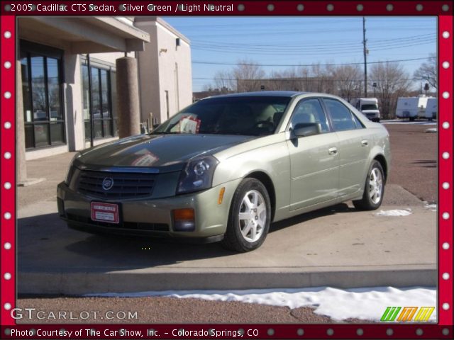 2005 Cadillac CTS Sedan in Silver Green