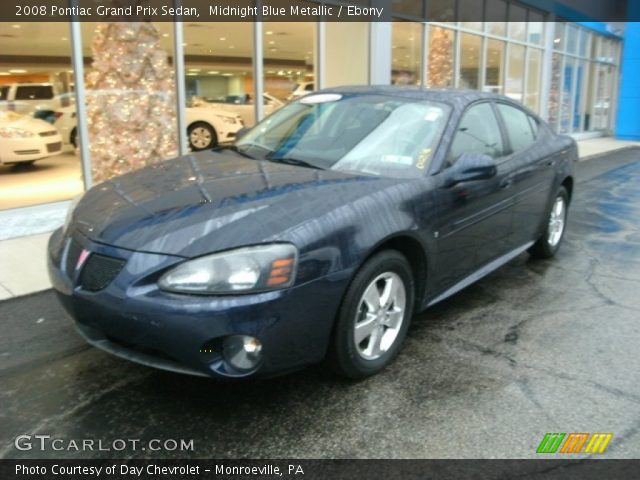 2008 Pontiac Grand Prix Sedan in Midnight Blue Metallic