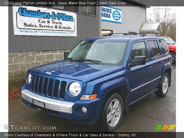 2010 Jeep Patriot Limited 4x4 in Deep Water Blue Pearl