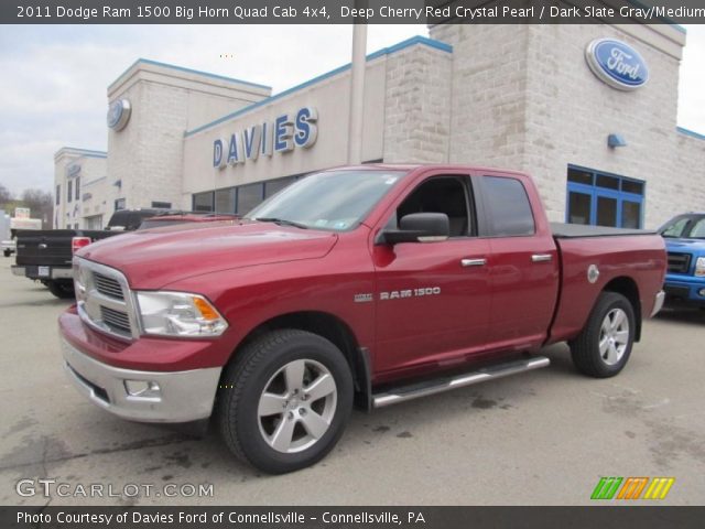 2011 Dodge Ram 1500 Big Horn Quad Cab 4x4 in Deep Cherry Red Crystal Pearl