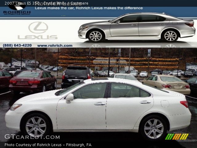 2007 Lexus ES 350 in Crystal White