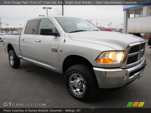 2010 Dodge Ram 2500 SLT Crew Cab 4x4 in Bright Silver Metallic
