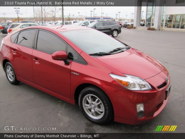 2010 Toyota Prius Hybrid III in Barcelona Red Metallic