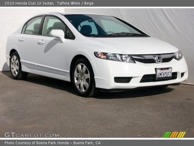 2010 Honda Civic LX Sedan in Taffeta White