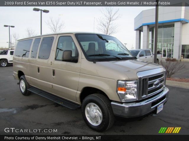 2009 Ford E Series Van E350 Super Duty XLT Passenger in Pueblo Gold Metallic