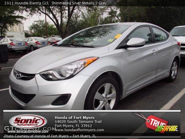 2011 Hyundai Elantra GLS in Shimmering Silver Metallic