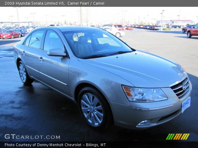 2009 Hyundai Sonata Limited V6 in Camel Pearl
