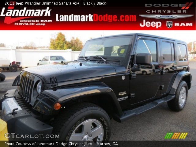 2011 Jeep Wrangler Unlimited Sahara 4x4 in Black