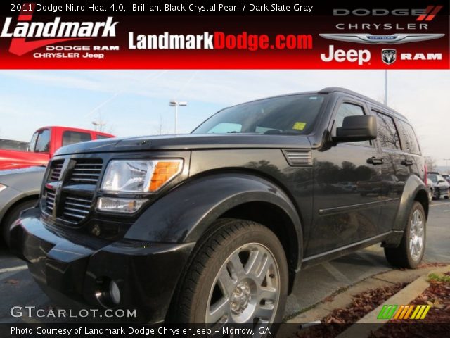 2011 Dodge Nitro Heat 4.0 in Brilliant Black Crystal Pearl