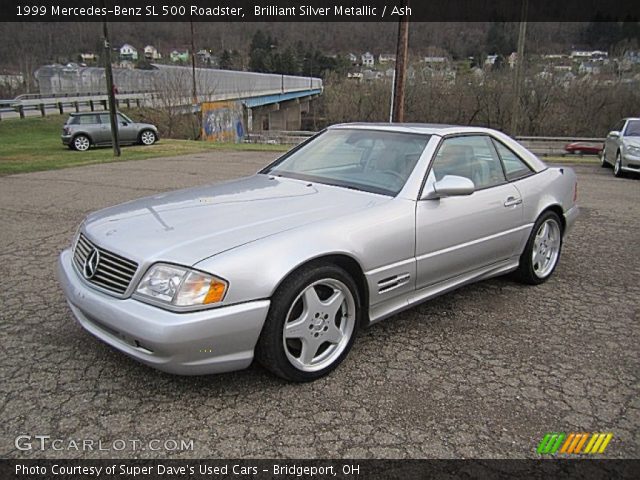 1999 Mercedes-Benz SL 500 Roadster in Brilliant Silver Metallic
