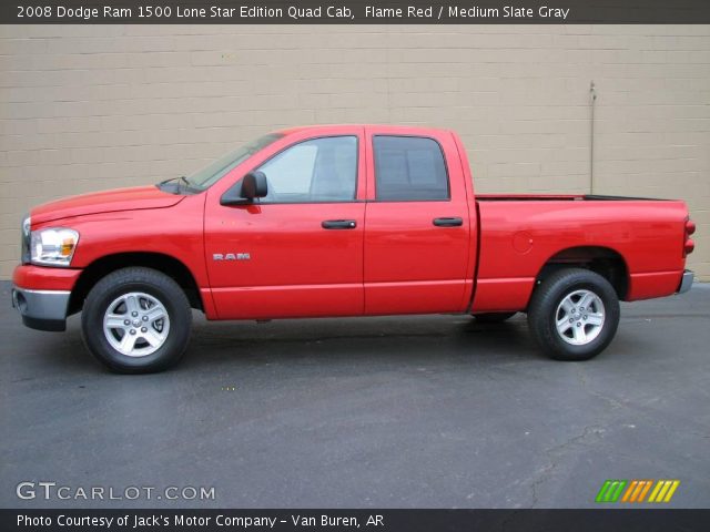 2008 Dodge Ram 1500 Lone Star Edition Quad Cab in Flame Red