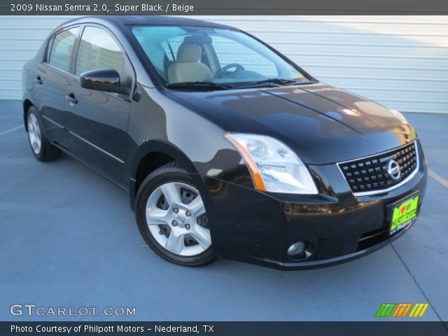 2009 Nissan Sentra 2.0 in Super Black