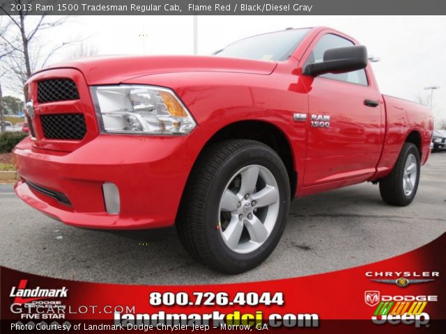 2013 Ram 1500 Tradesman Regular Cab in Flame Red