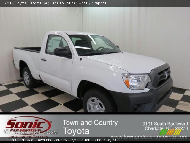 2013 Toyota Tacoma Regular Cab in Super White