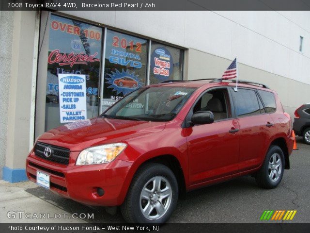2008 Toyota RAV4 4WD in Barcelona Red Pearl