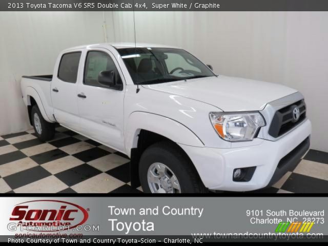 2013 Toyota Tacoma V6 SR5 Double Cab 4x4 in Super White