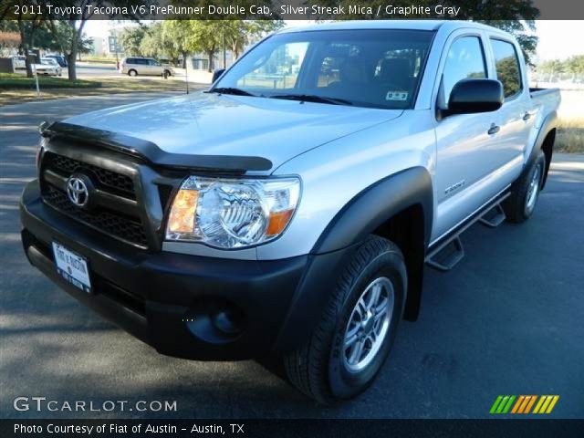 2011 Toyota Tacoma V6 PreRunner Double Cab in Silver Streak Mica