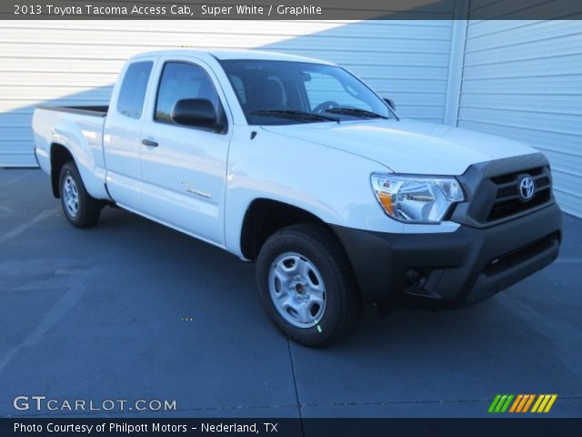 2013 Toyota Tacoma Access Cab in Super White